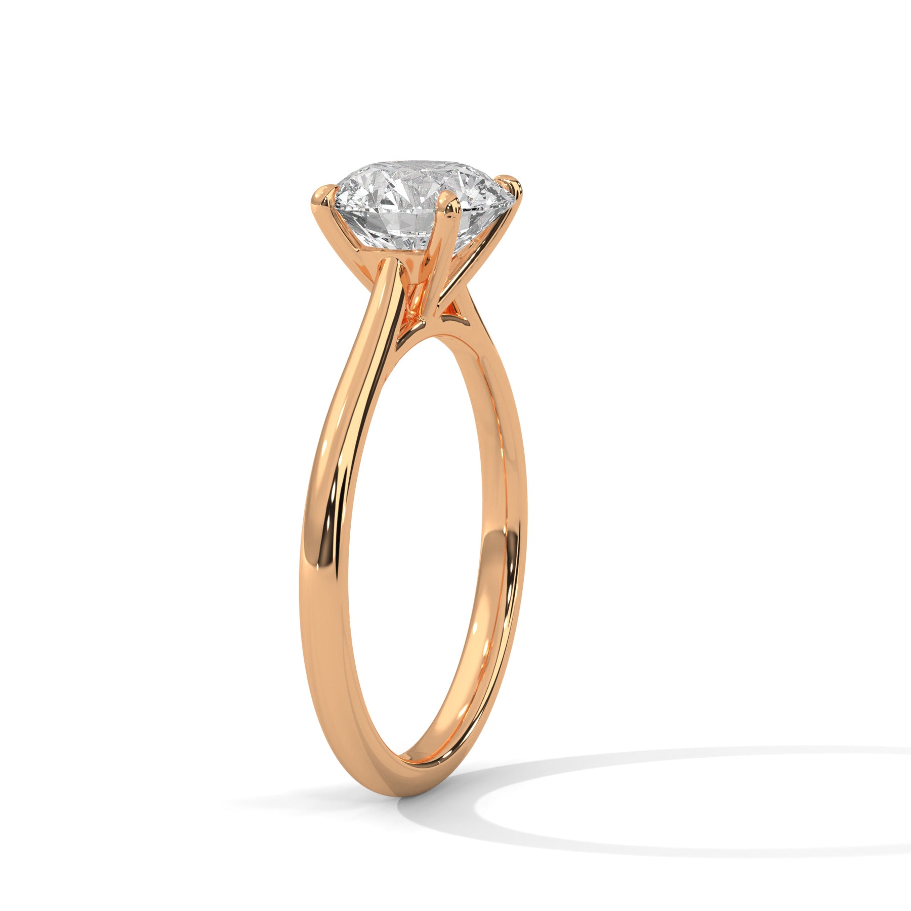 14K Rose Gold 18K Rose Gold Round