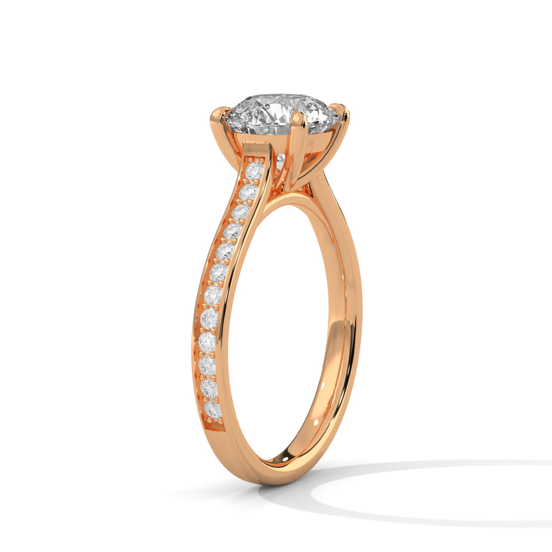 14K Rose Gold 18K Rose Gold Round