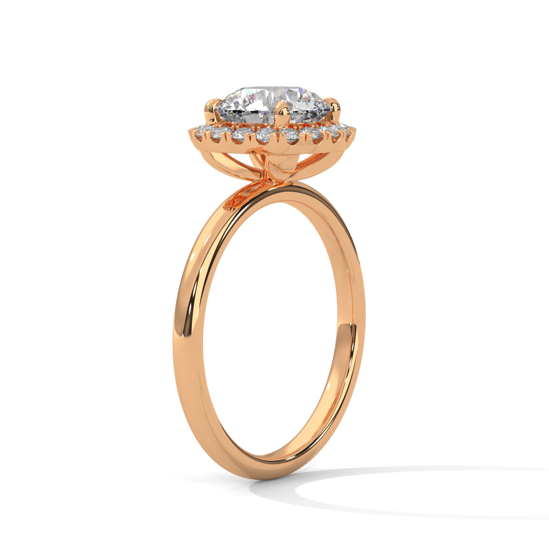 14K Rose Gold 18K Rose Gold Round