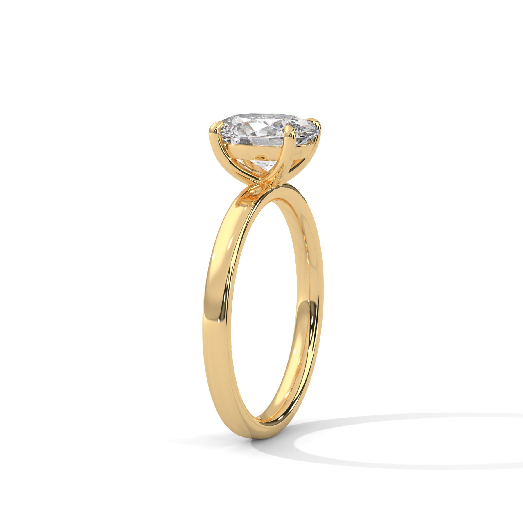 14K Yellow Gold 18K Yellow Gold Oval