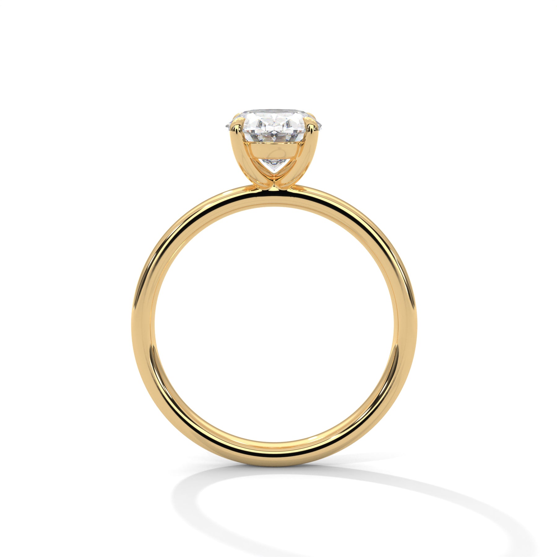 14K Yellow Gold 18K Yellow Gold Oval
