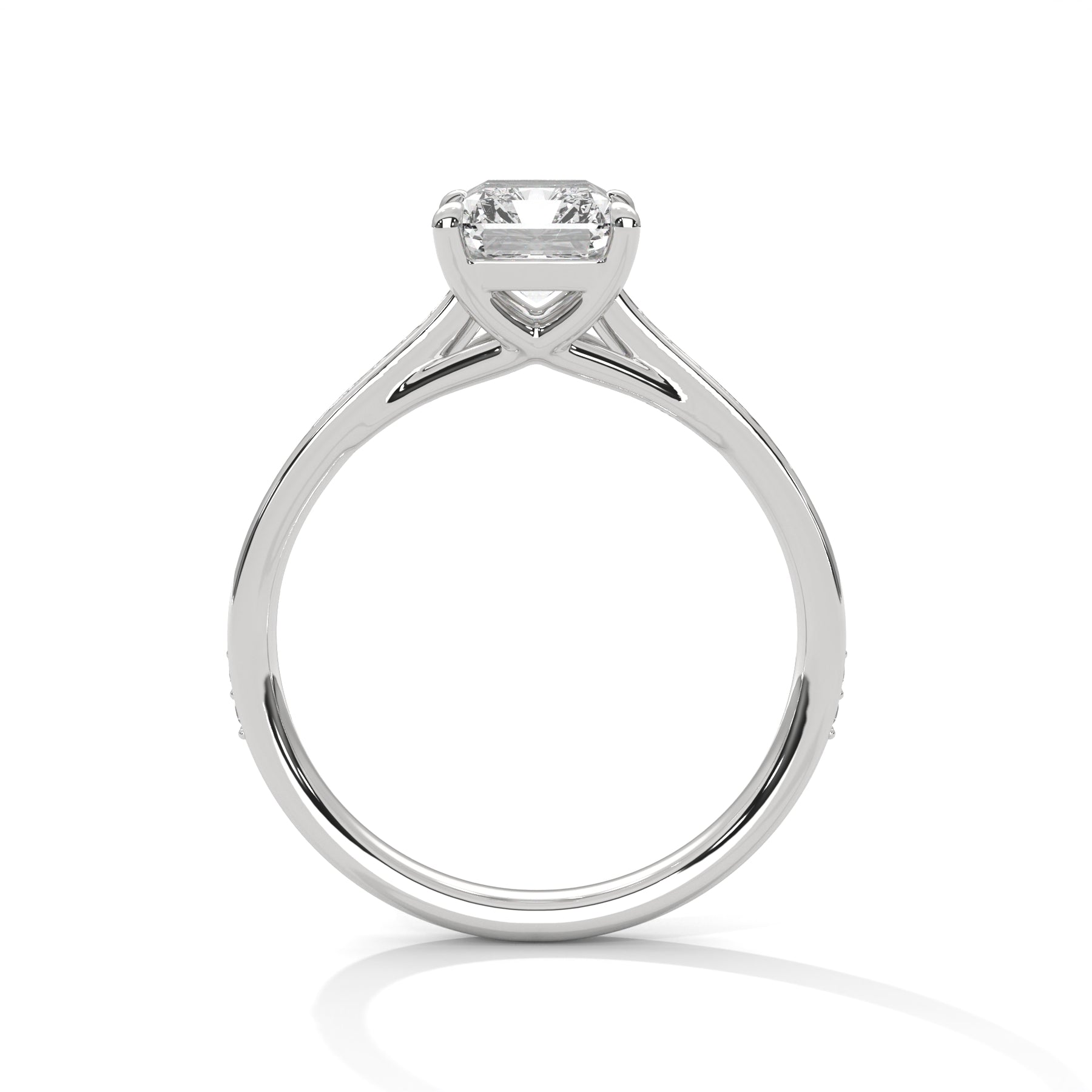 14K White Gold 18K White Gold Platinum Emerald