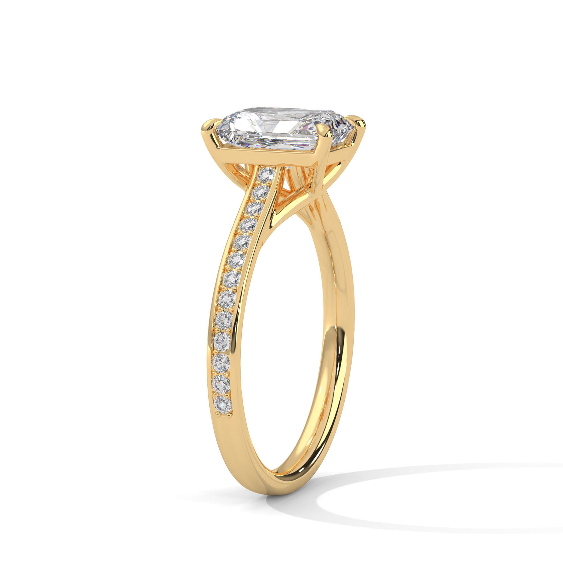 14K Yellow Gold 18K Yellow Gold Emerald