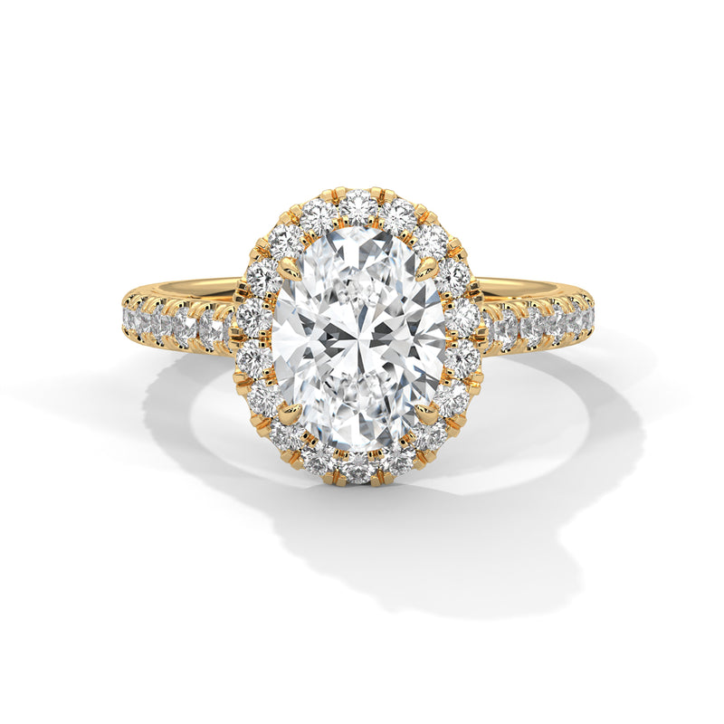 14K Yellow Gold 18K Yellow Gold Oval