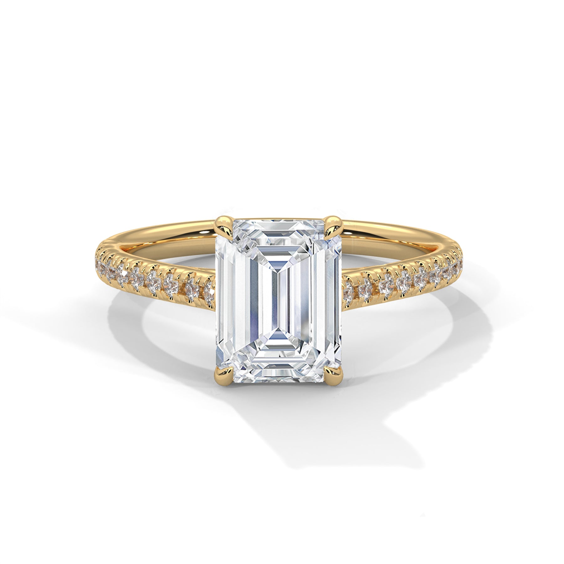 14K Yellow Gold 18K Yellow Gold Emerald