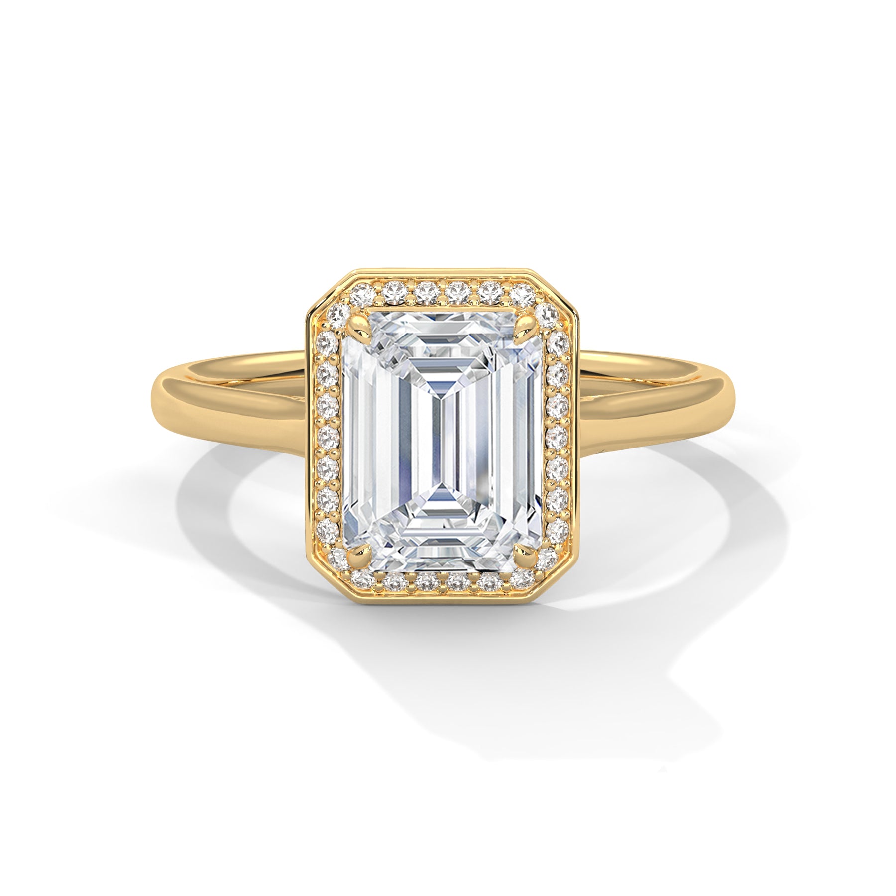 14K Yellow Gold 18K Yellow Gold Emerald