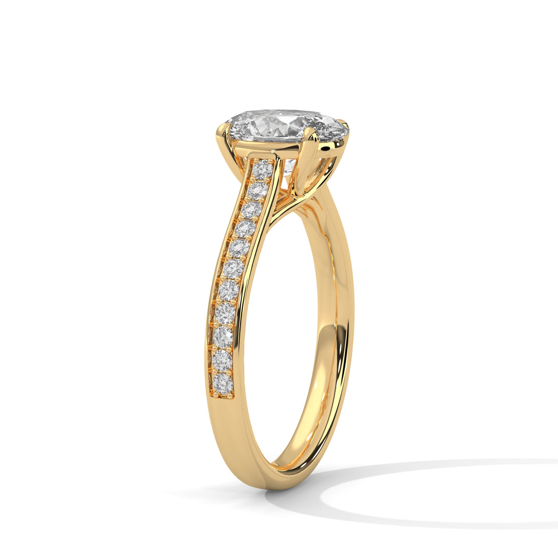 14K Yellow Gold 18K Yellow Gold Oval