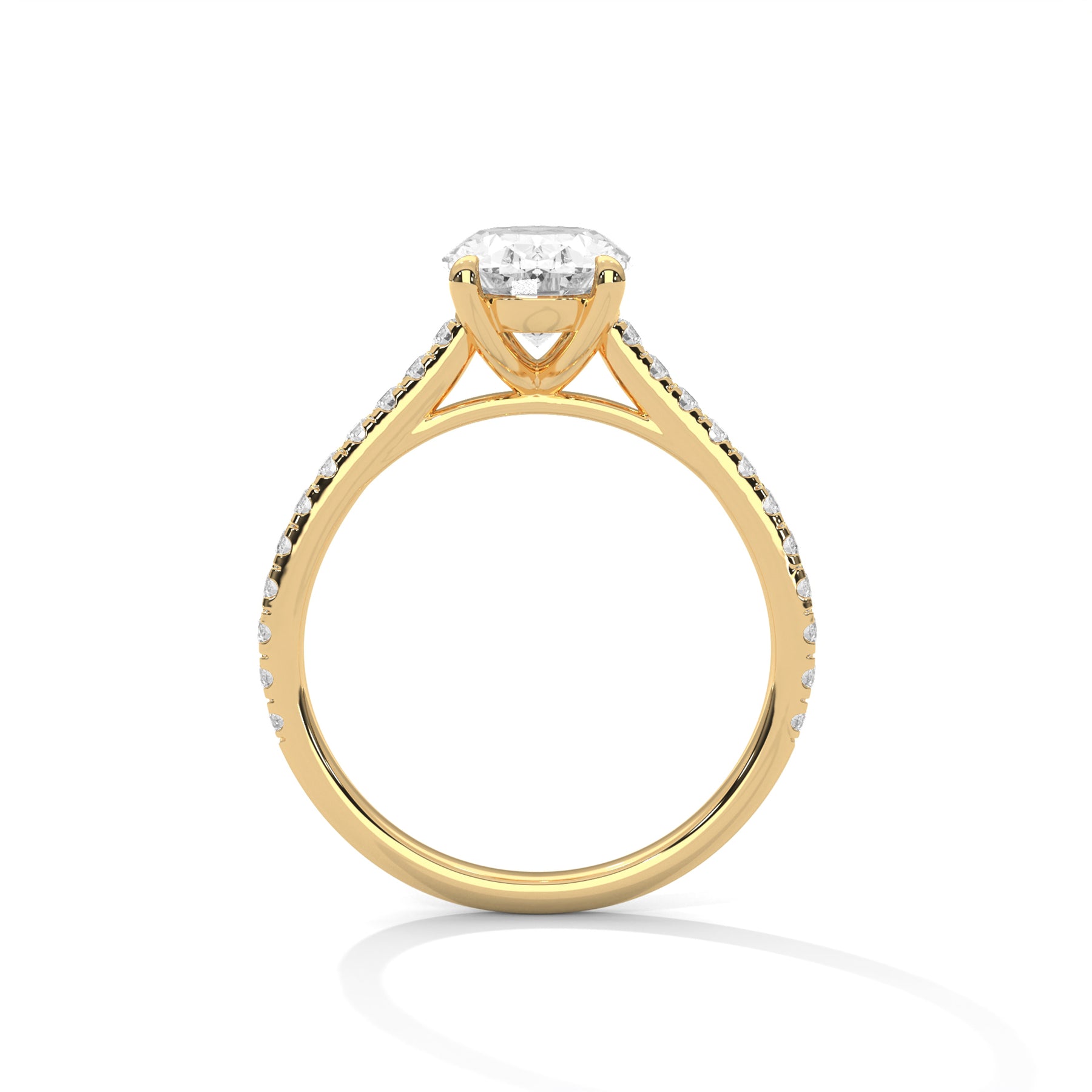 14K Yellow Gold 18K Yellow Gold Oval