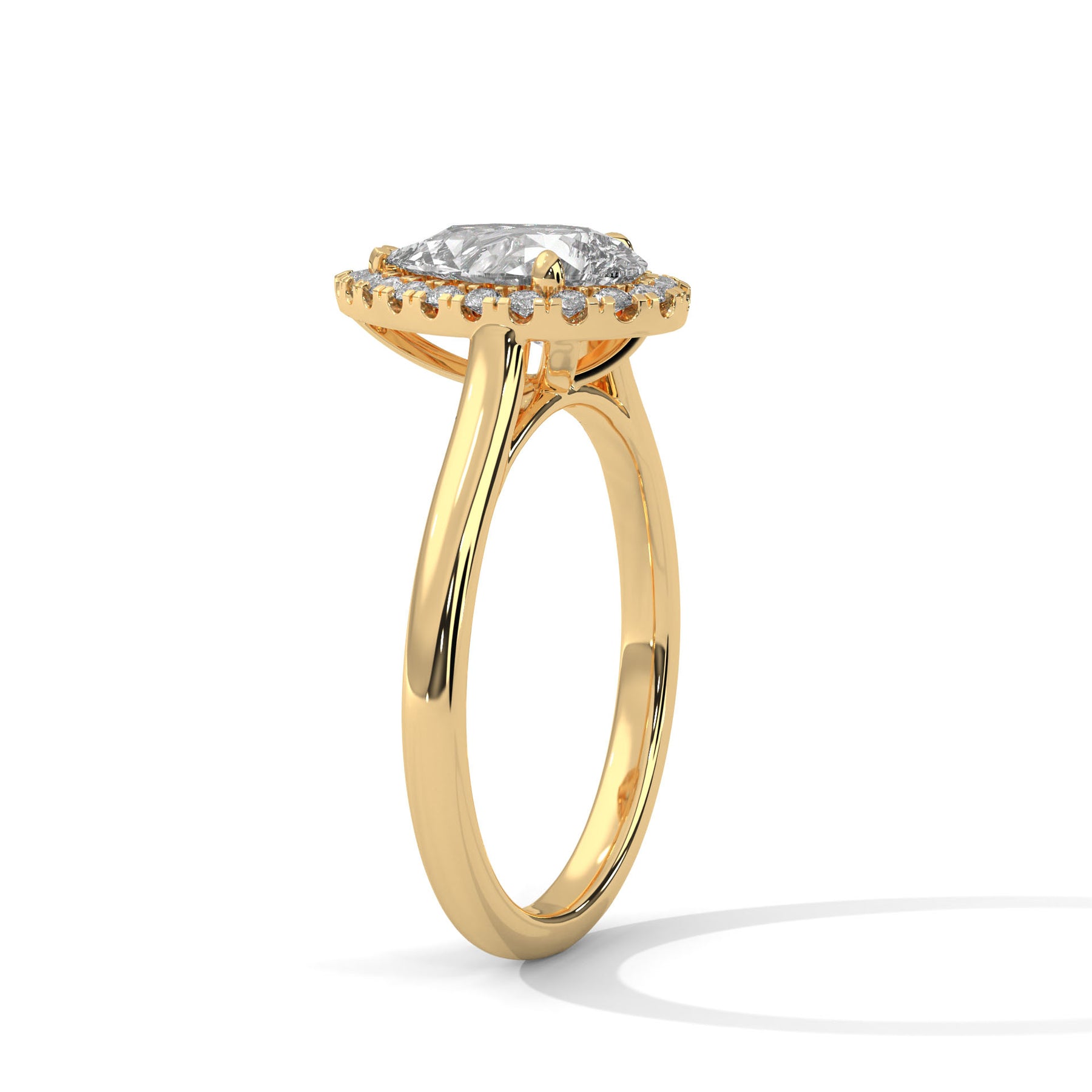 14K Yellow Gold 18K Yellow Gold Pear