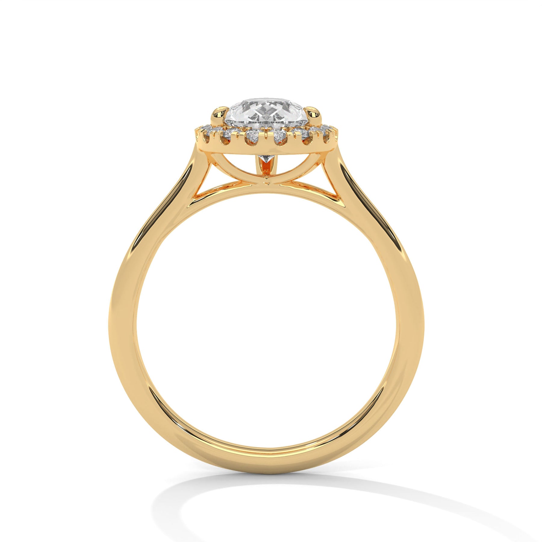 14K Yellow Gold 18K Yellow Gold Pear