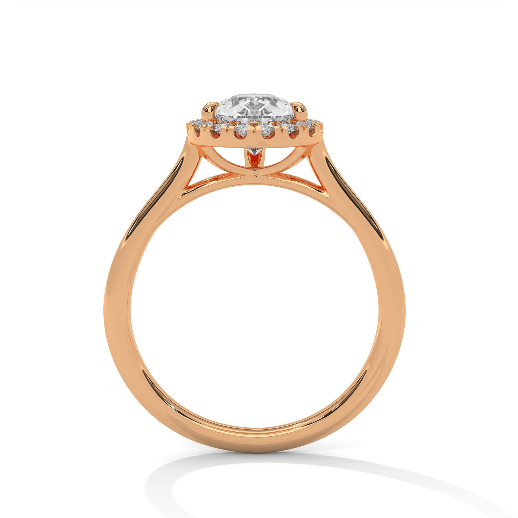 14K Rose Gold 18K Rose Gold Pear