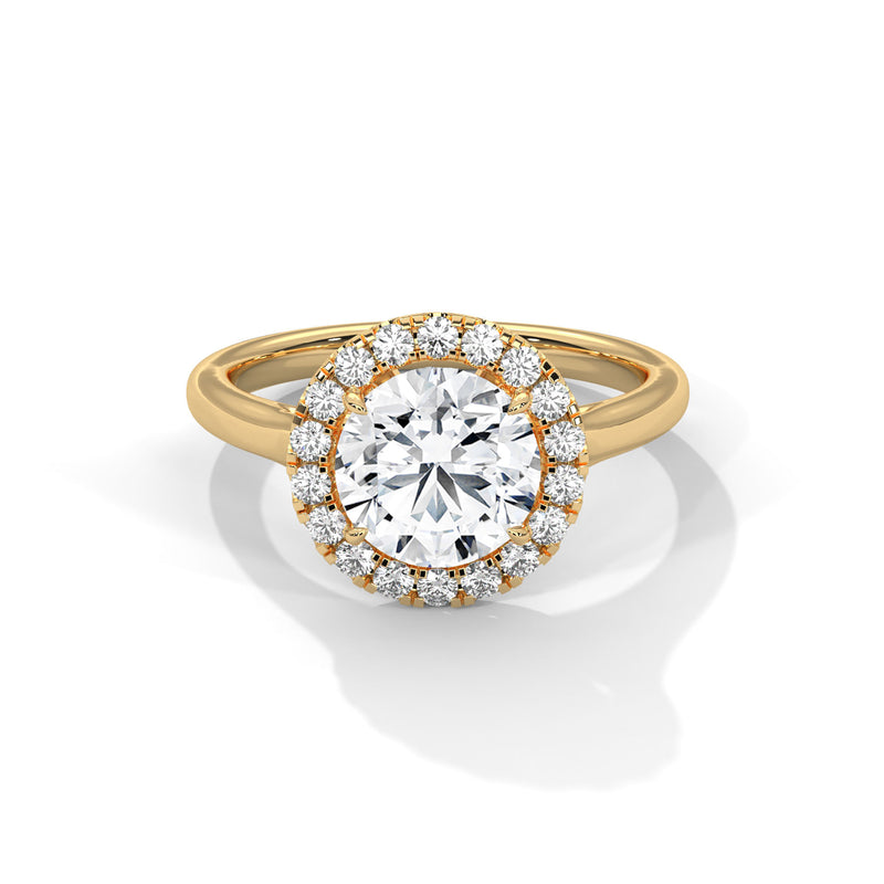 14K Yellow Gold 18K Yellow Gold Round