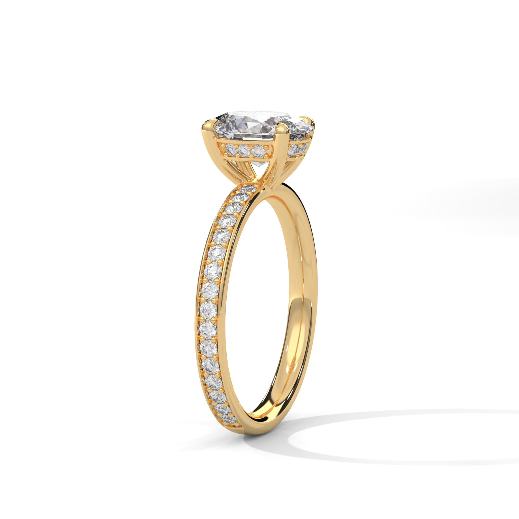14K Yellow Gold 18K Yellow Gold Oval