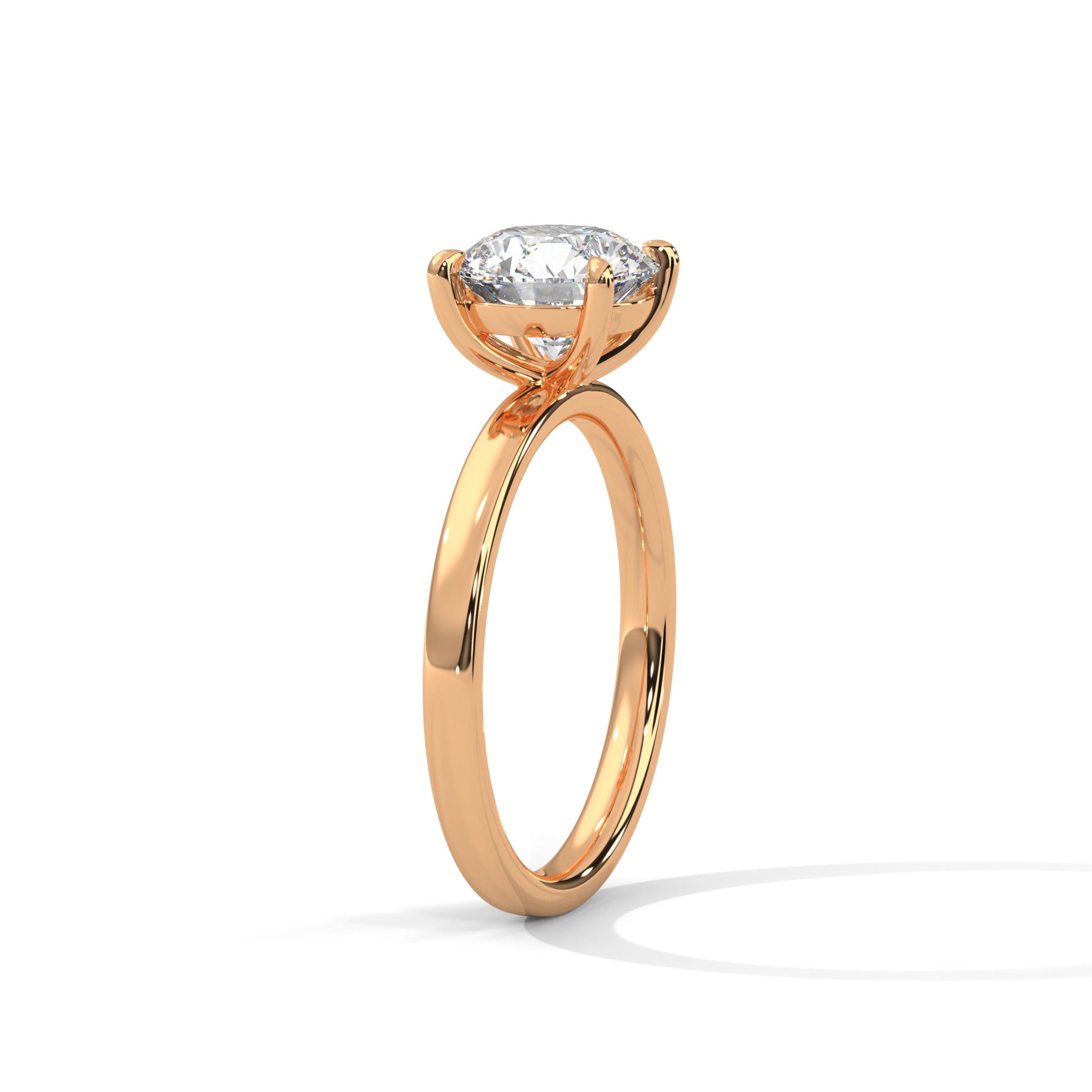 14K Rose Gold 18K Rose Gold Round