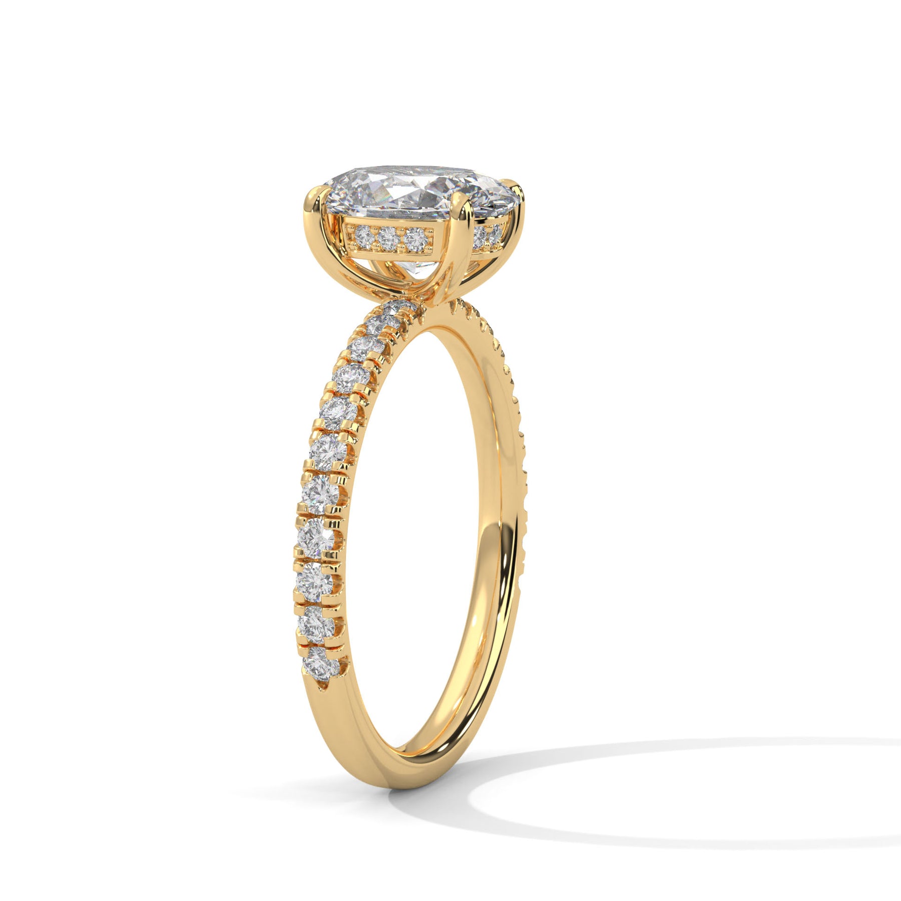 14K Yellow Gold 18K Yellow Gold Oval