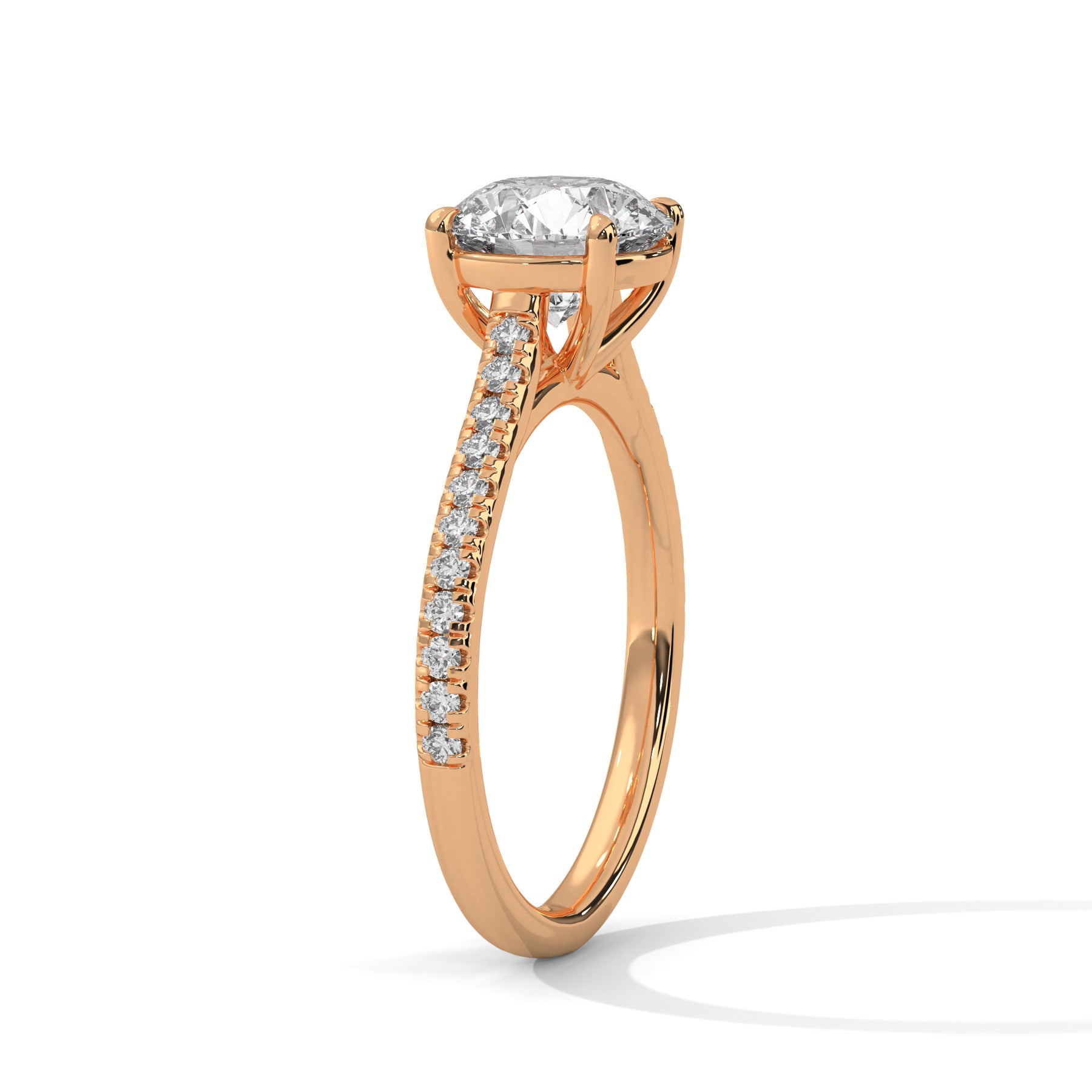 14K Rose Gold 18K Rose Gold Round