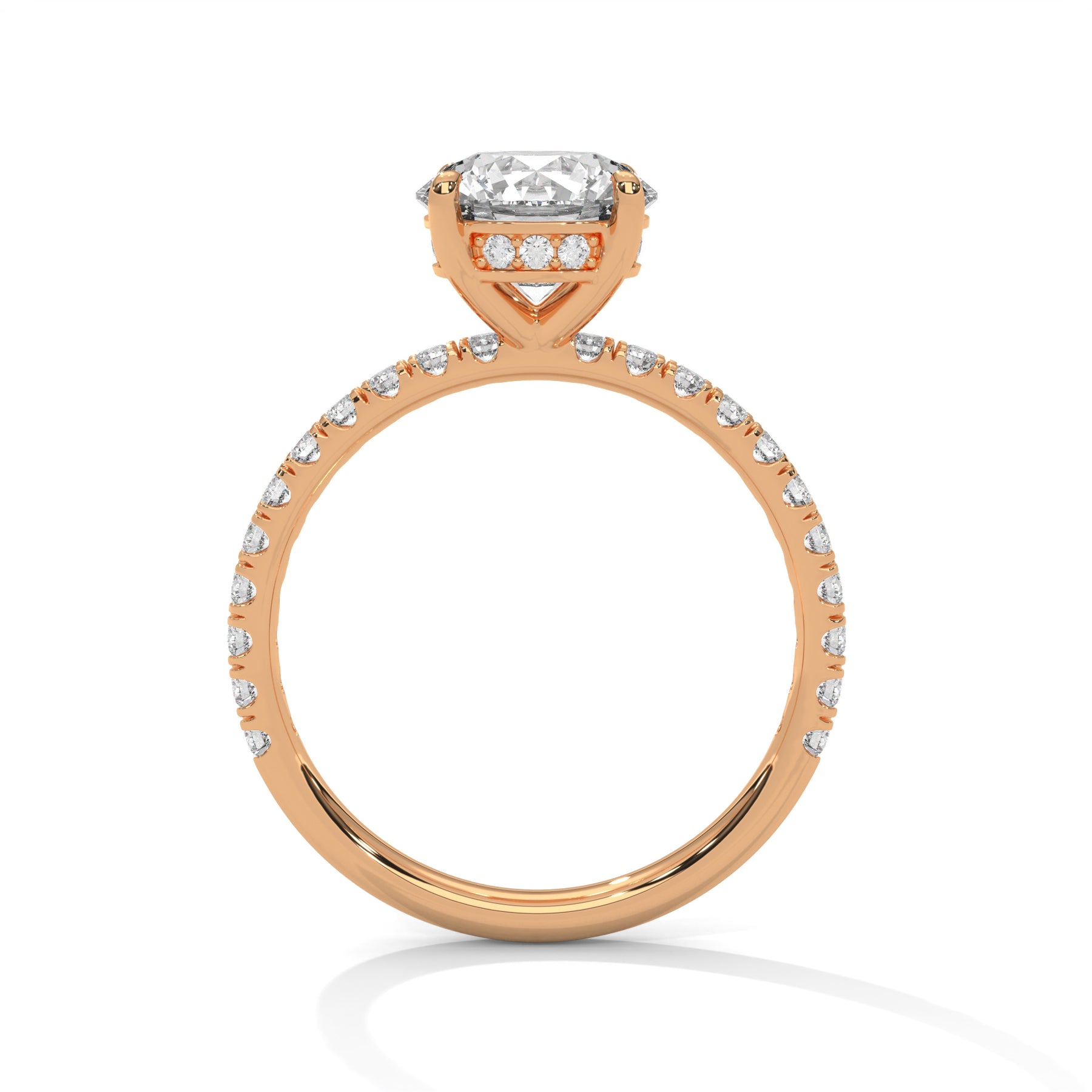 14K Rose Gold 18K Rose Gold Round
