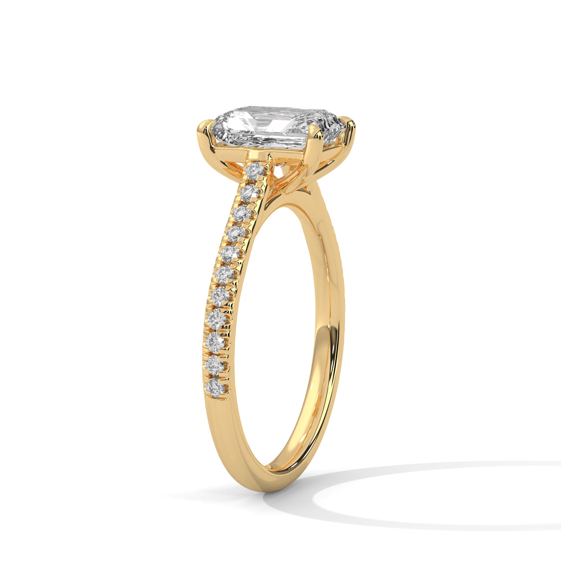 14K Yellow Gold 18K Yellow Gold Emerald