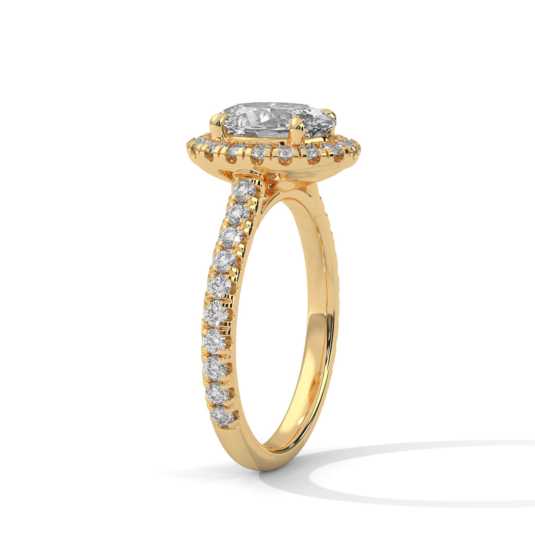 14K Yellow Gold 18K Yellow Gold Oval