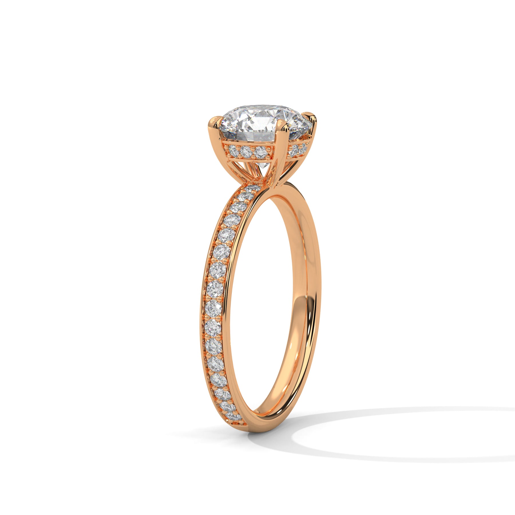 14K Rose Gold 18K Rose Gold Round
