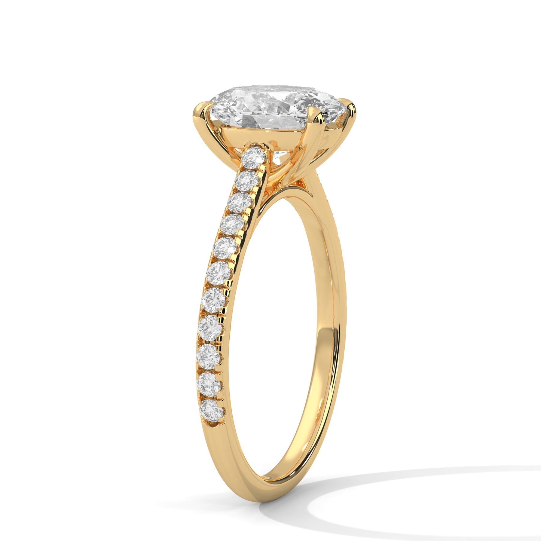 14K Yellow Gold 18K Yellow Gold Oval