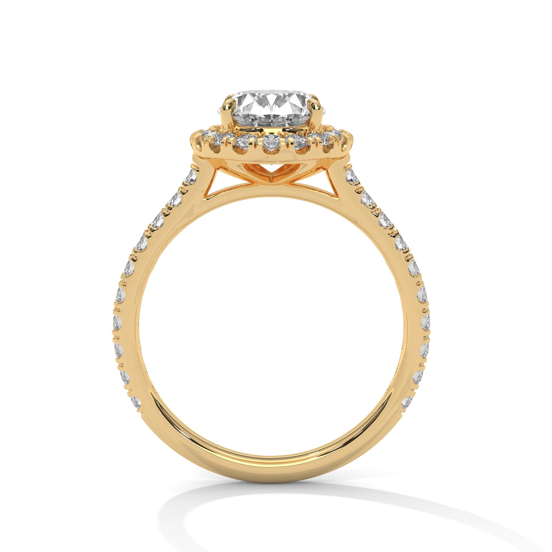 14K Yellow Gold 18K Yellow Gold Oval