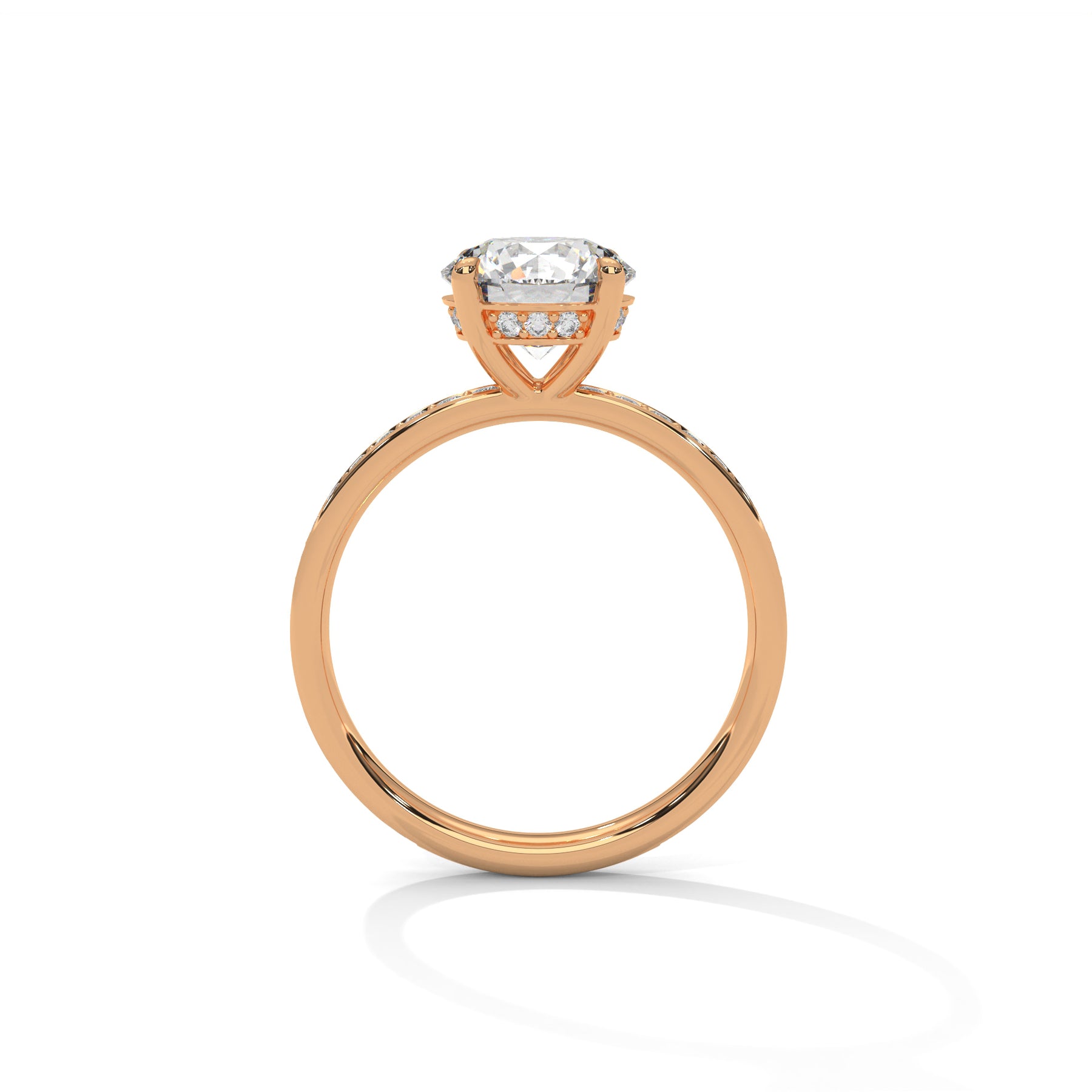 14K Rose Gold 18K Rose Gold Round