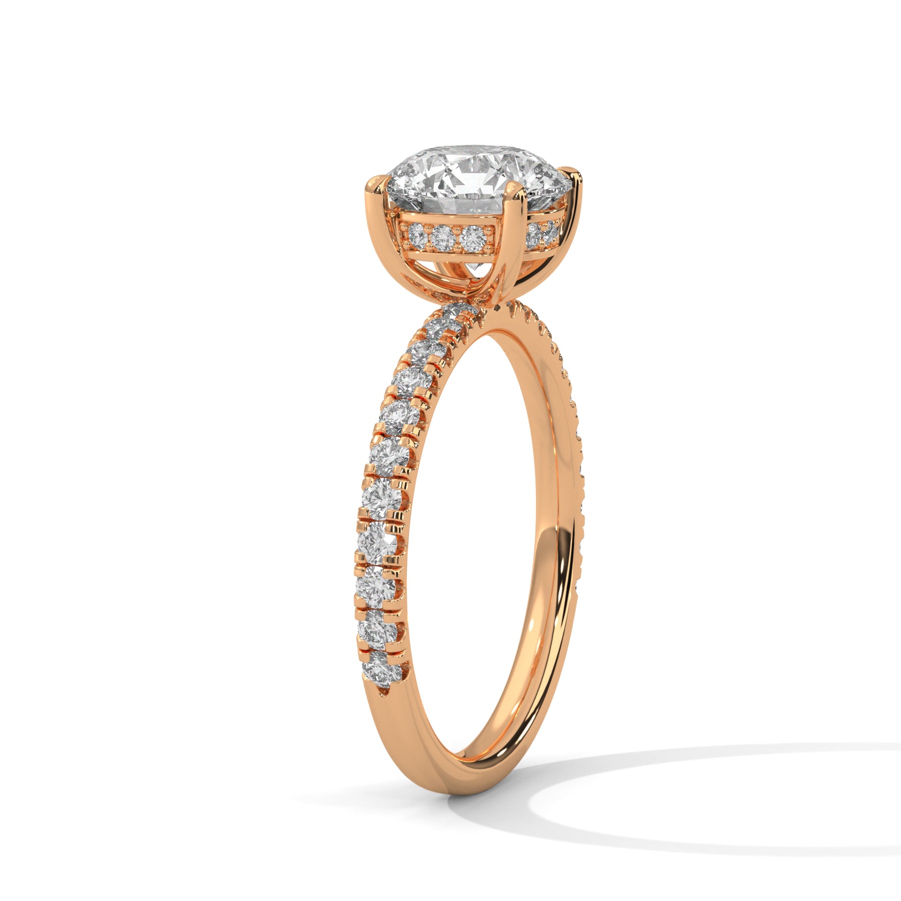 14K Rose Gold 18K Rose Gold Round