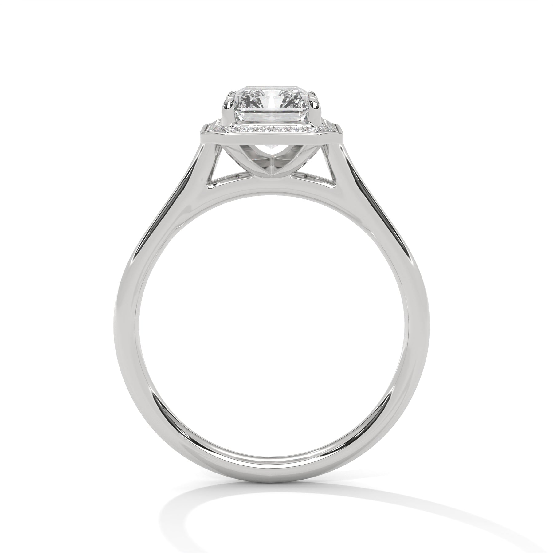 14K White Gold 18K White Gold Platinum Emerald