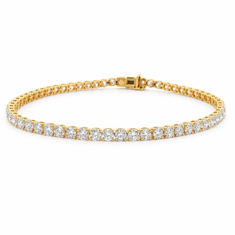 5 Carat Lab-Grown Tennis Bracelet