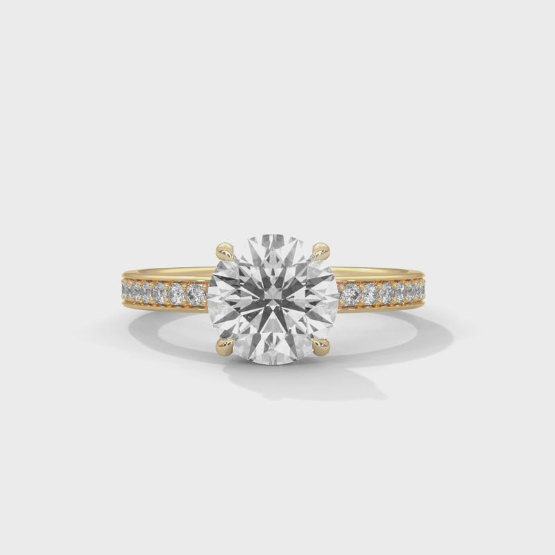 14K Yellow Gold 18K Yellow Gold Round
