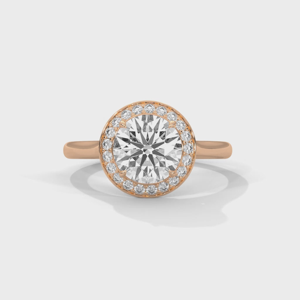 14K Rose Gold 18K Rose Gold Round