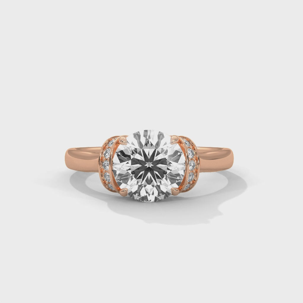 14K Rose Gold 18K Rose Gold Round