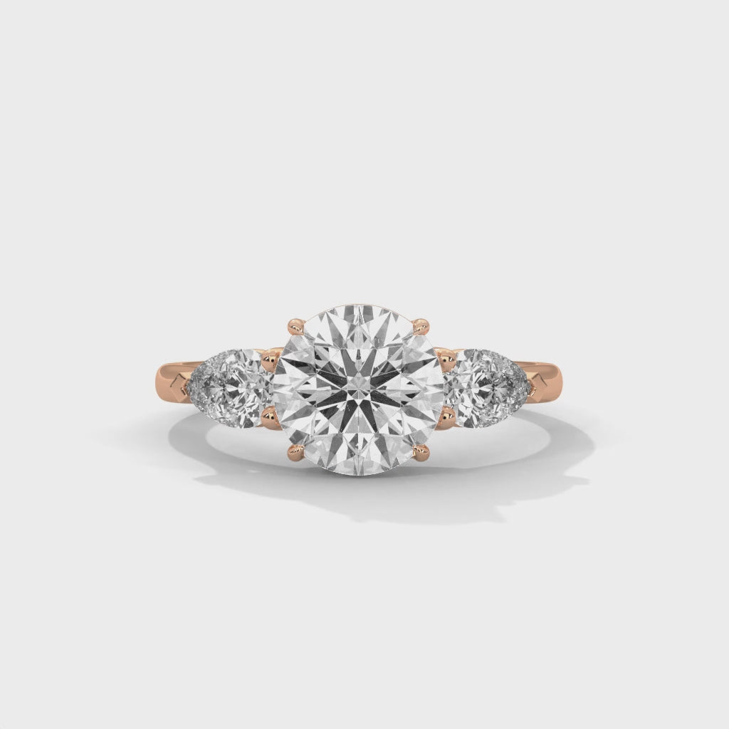 14K Rose Gold 18K Rose Gold Round