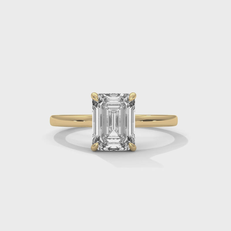 14K Yellow Gold 18K Yellow Gold Emerald