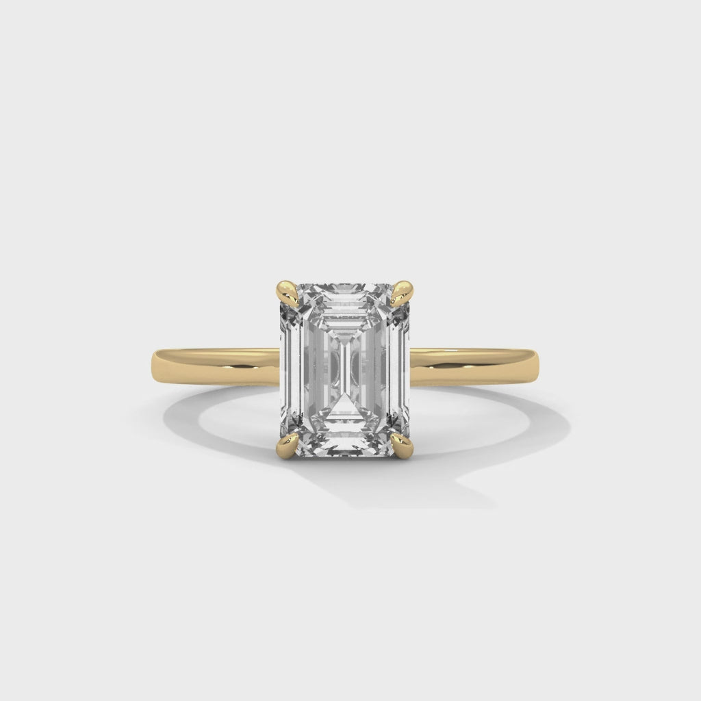 14K Yellow Gold 18K Yellow Gold Emerald
