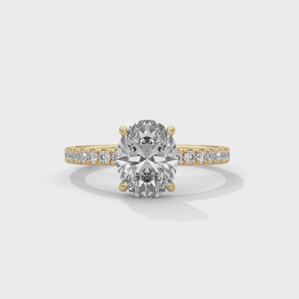 14K Yellow Gold 18K Yellow Gold Oval
