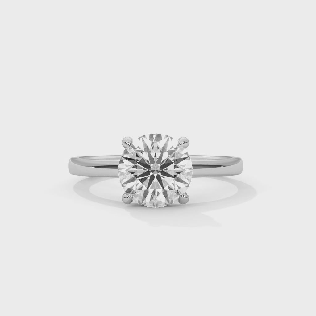 14K White Gold 18K White Gold Platinum Round