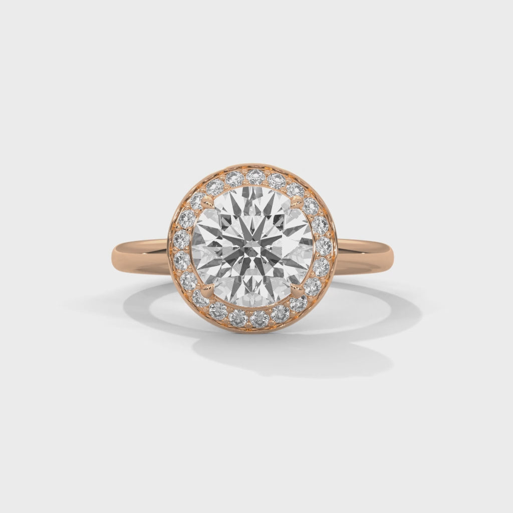 14K Rose Gold 18K Rose Gold Round