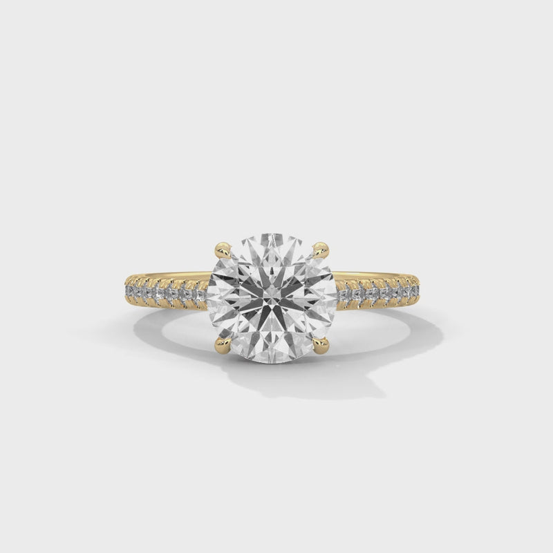 14K Yellow Gold 18K Yellow Gold Round