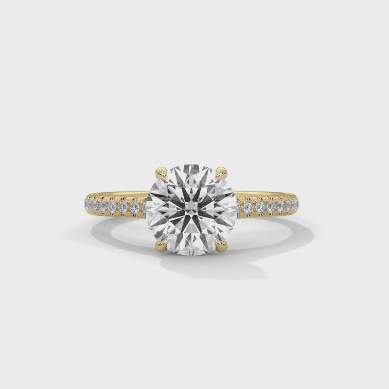 14K Yellow Gold 18K Yellow Gold Round