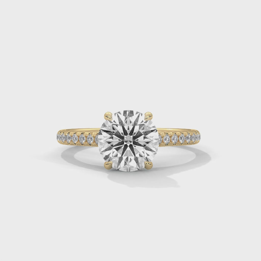 14K Yellow Gold 18K Yellow Gold Round
