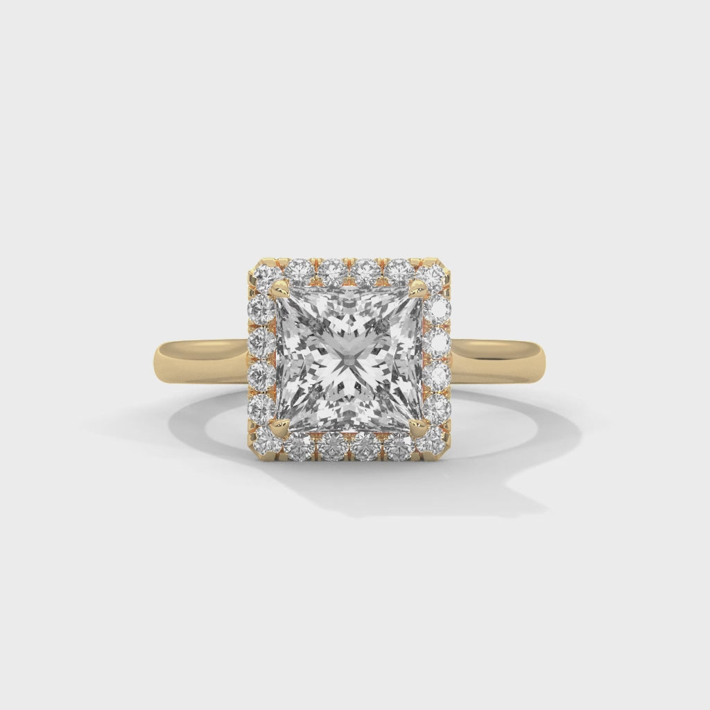 14K Yellow Gold 18K Yellow Gold Princess