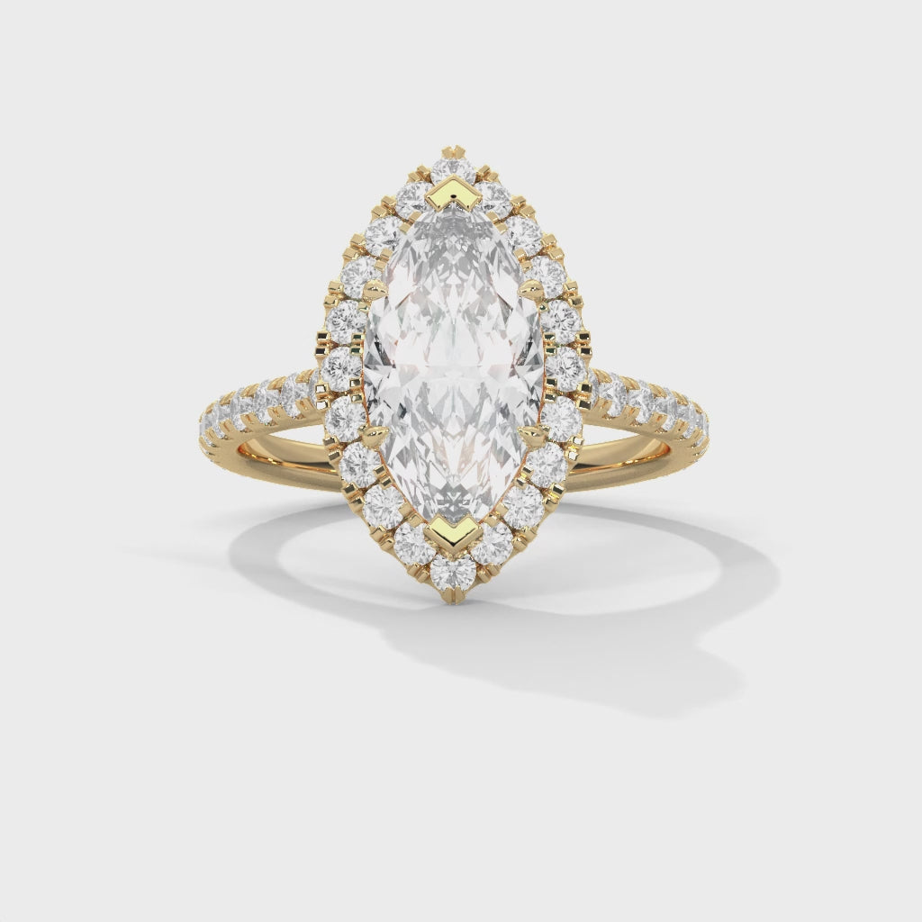 14K Yellow Gold 18K Yellow Gold Marquise