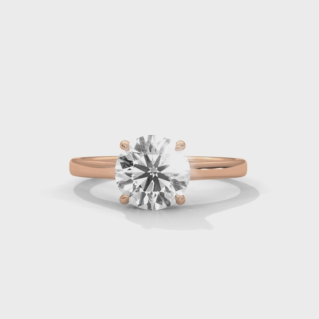 14K Rose Gold 18K Rose Gold Round
