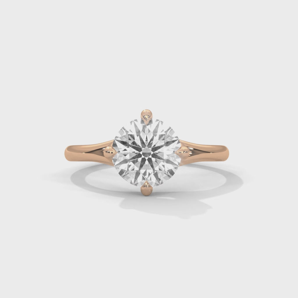 14K Rose Gold 18K Rose Gold Round