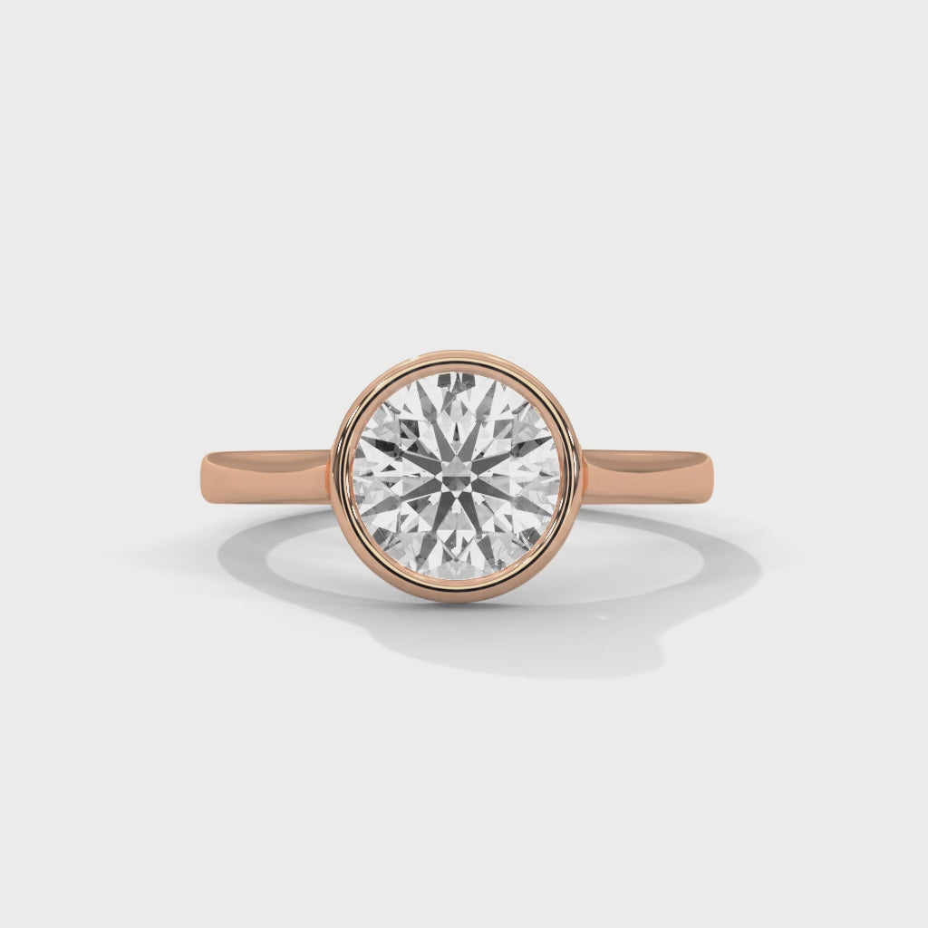 14K Rose Gold 18K Rose Gold Round