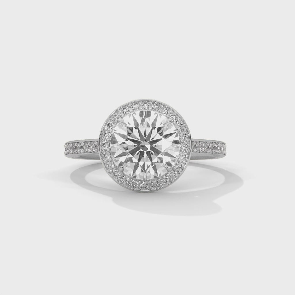 14K White Gold 18K White Gold Platinum Round