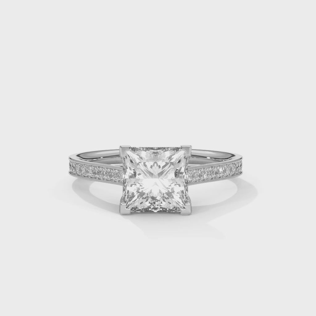 14K White Gold 18K White Gold Platinum Princess