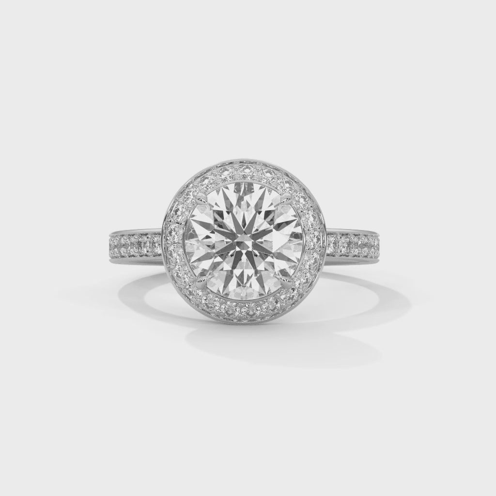 14K White Gold 18K White Gold Platinum Round